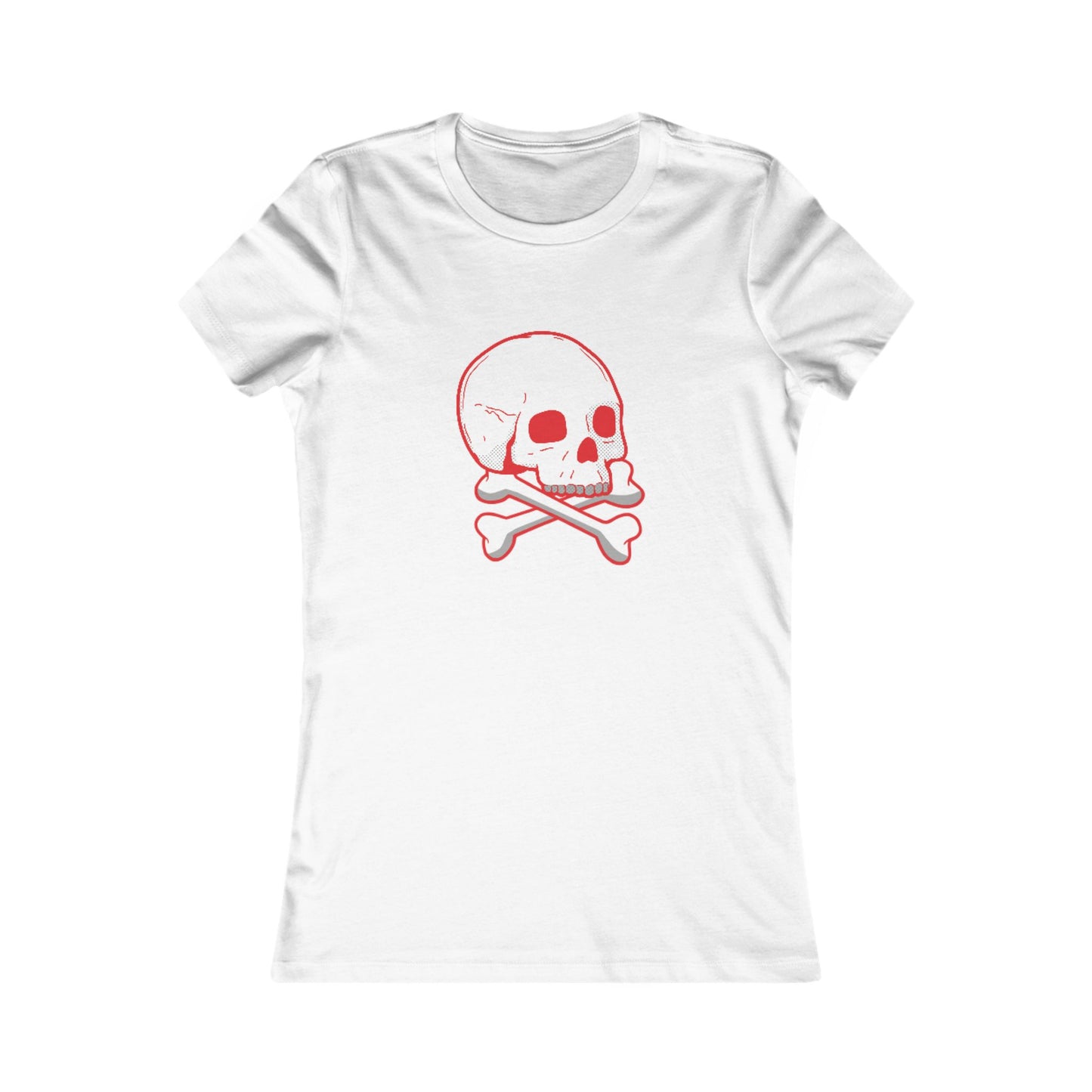 Skull Graphic Tee, Edgy Women's T-Shirt, Casual Wear, Perfect for Halloween, Rock Concerts, Everyday Style