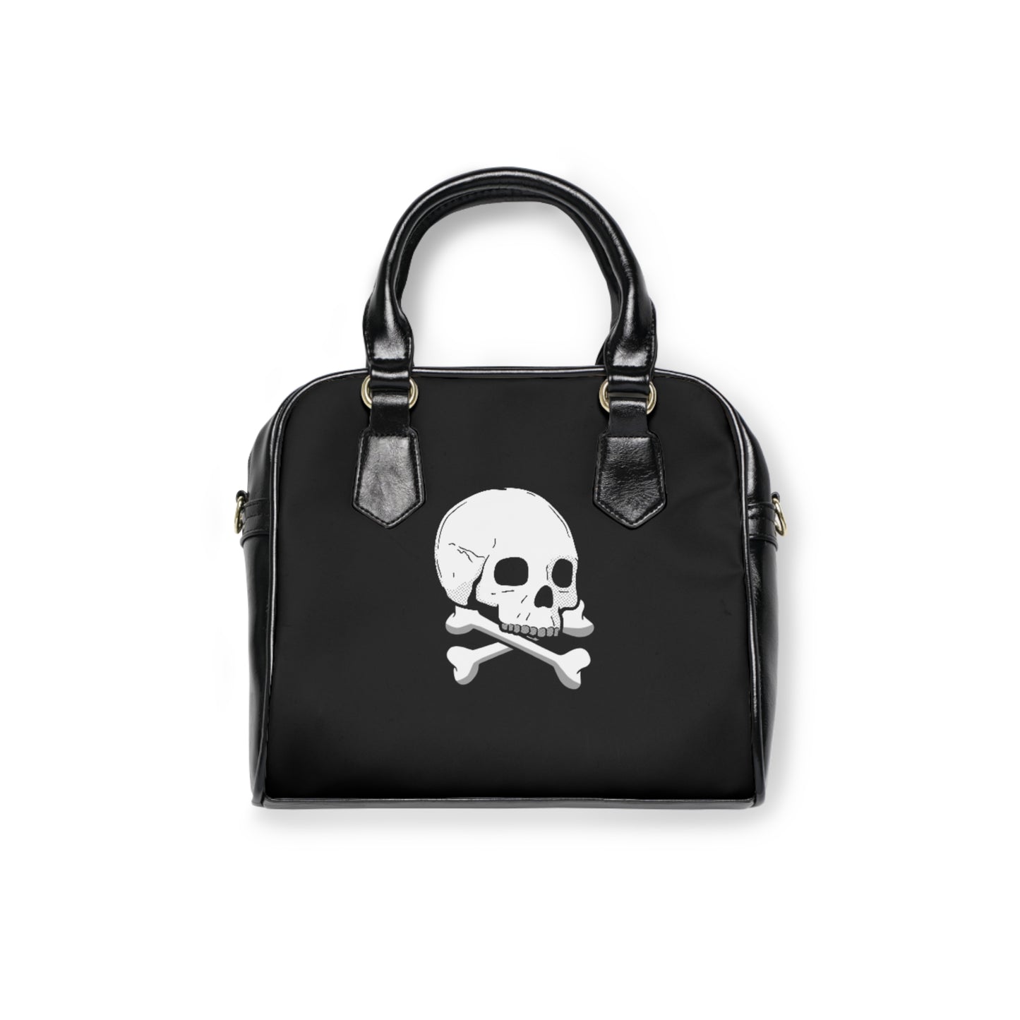 Edgy Skull Shoulder Handbag | Trendy Tote, Stylish Purse, Gothic Accessory, Fashion Gift, Daytime Bag