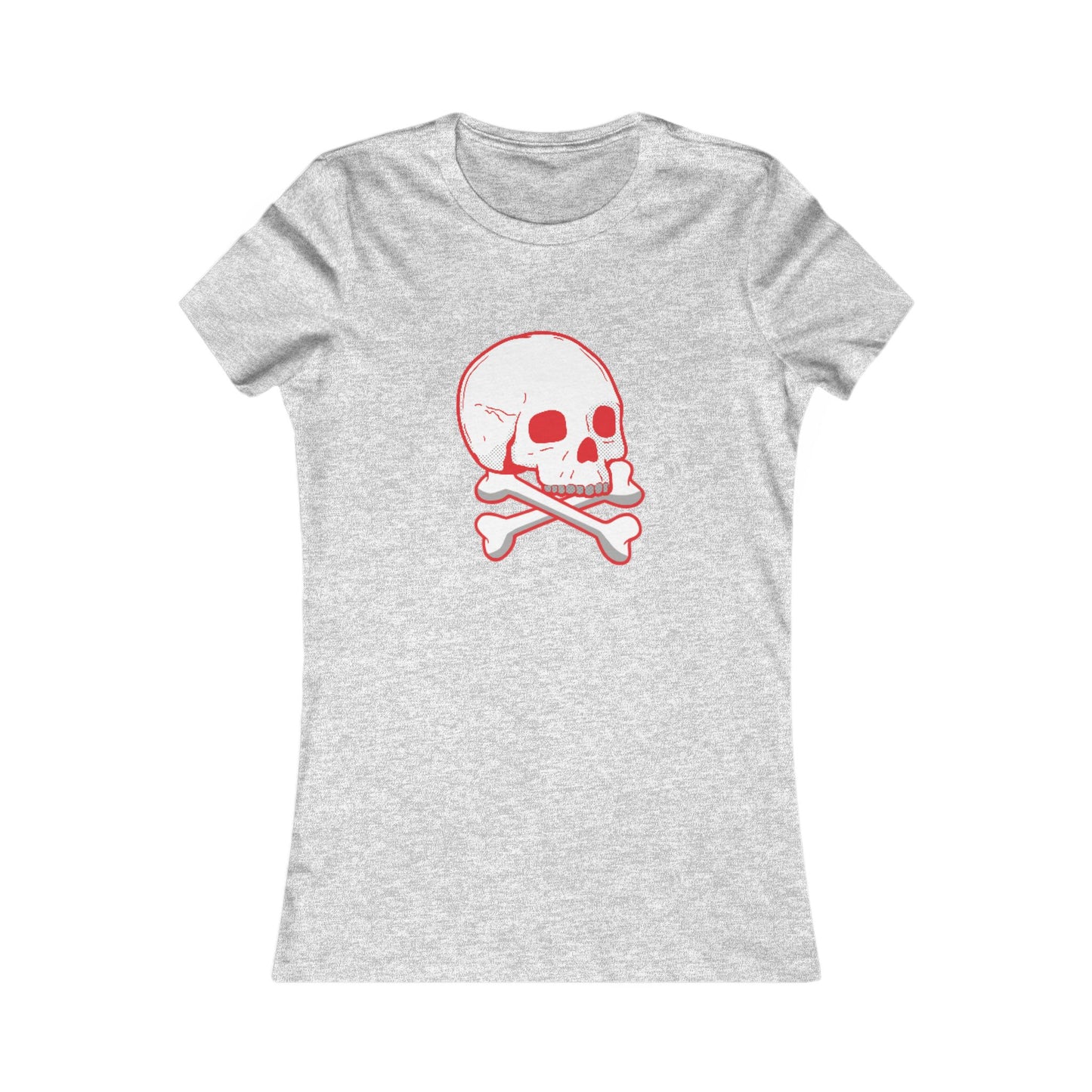 Skull Graphic Tee, Edgy Women's T-Shirt, Casual Wear, Perfect for Halloween, Rock Concerts, Everyday Style